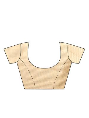 conversational printed saree with blouse - 16219261 - Standard Image - 3