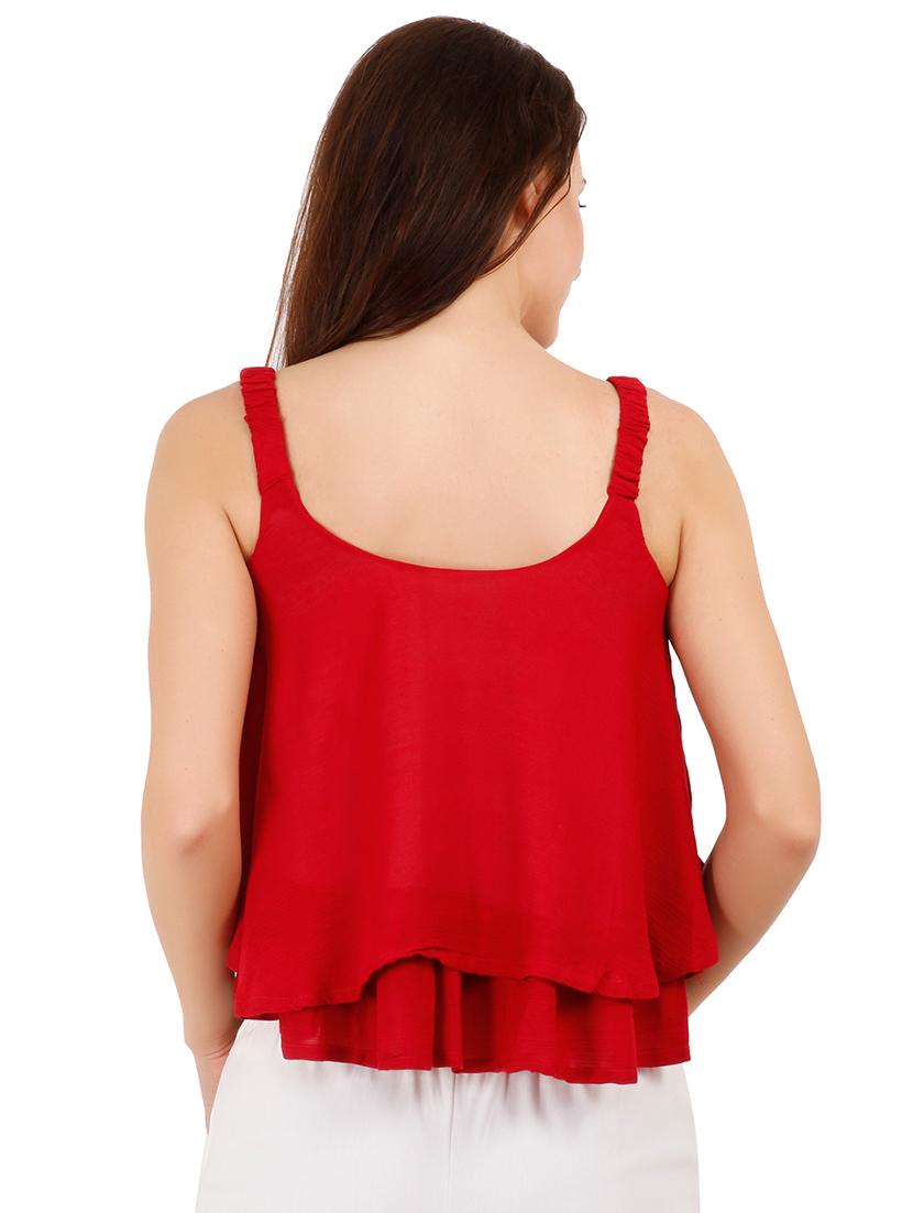 ruffled crop top - 16219840 - Zoom Image - 3