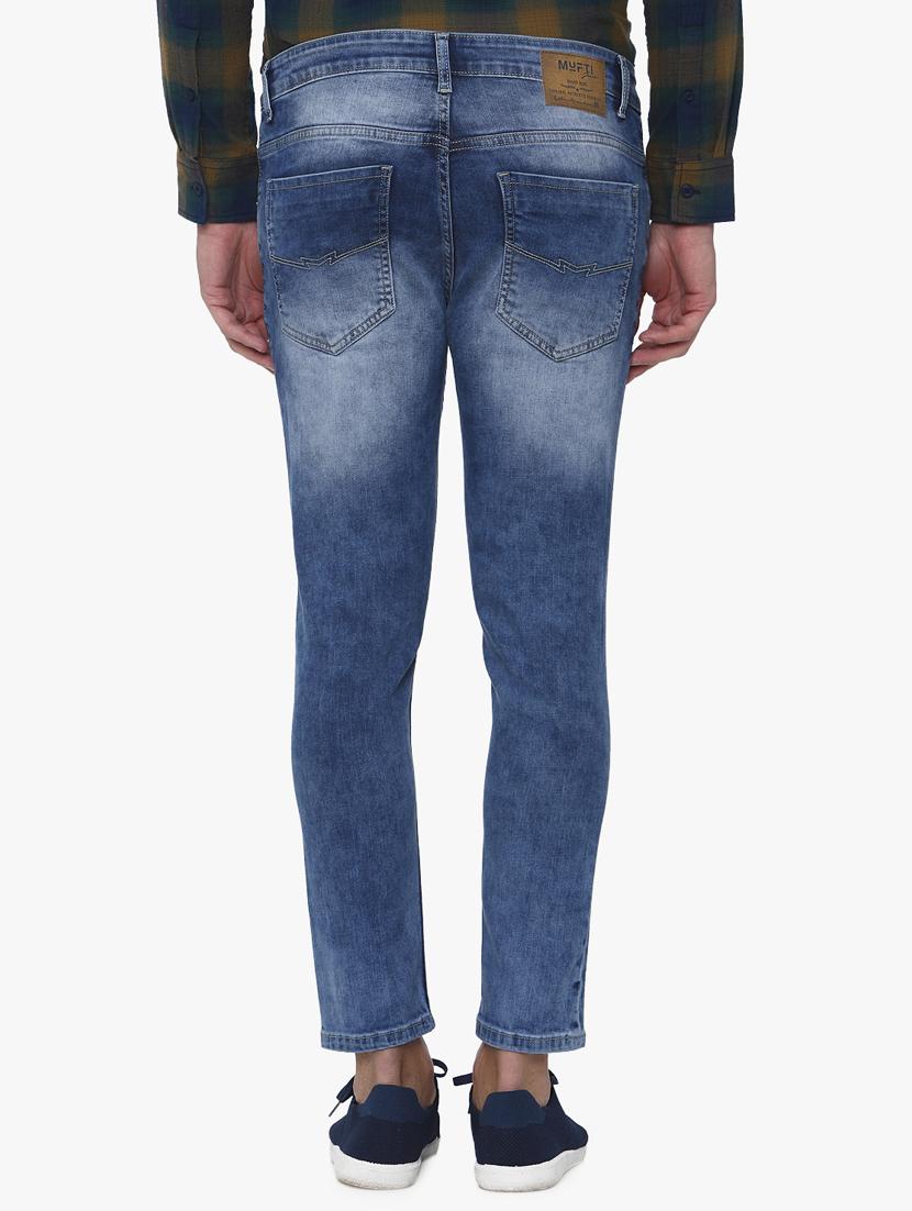 blue heavy washed jeans - 16222297 - Zoom Image - 3