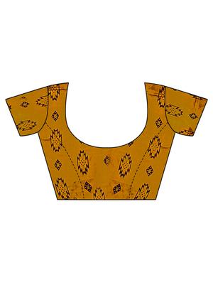 printed bhagalpuri saree with blouse - 16222603 - Standard Image - 3