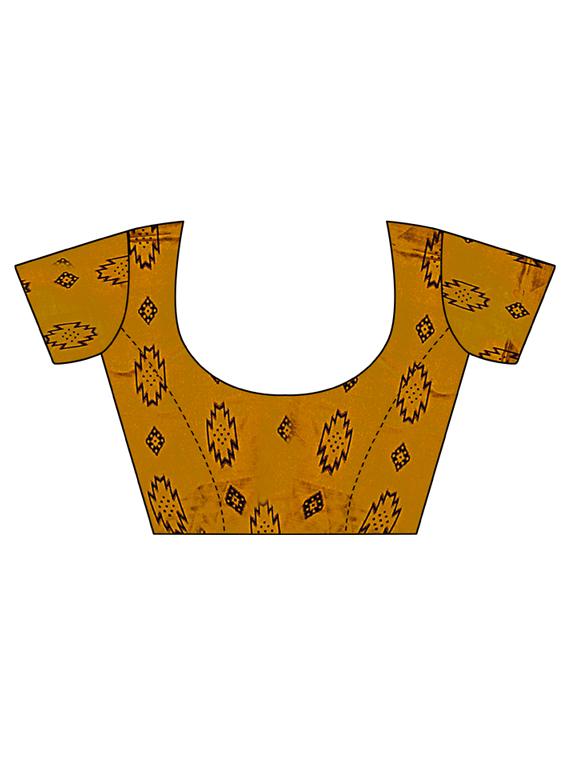 printed bhagalpuri saree with blouse - 16222603 - Zoom Image - 3