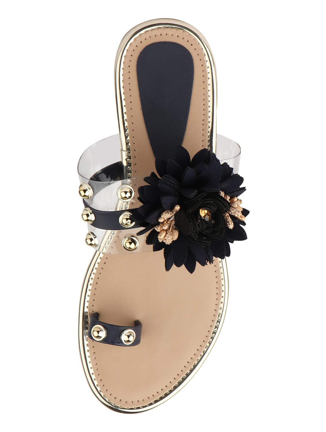 black one toe sandals - 16222968 - Zoom Image - 3