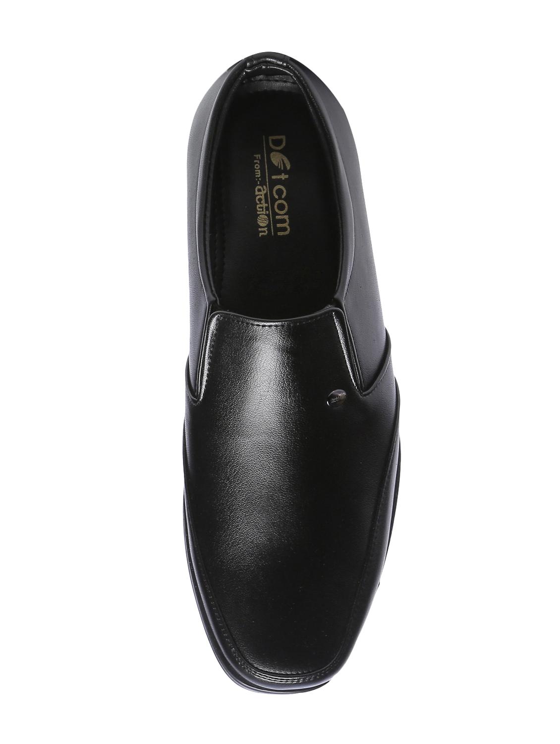 black leatherette slipons - 16224611 - Zoom Image - 3