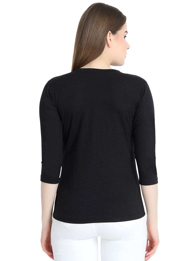 crew neck solid tee - 16225664 - Zoom Image - 3