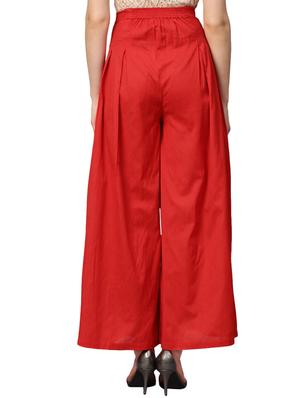 high rise pleated palazzo - 16225921 - Standard Image - 3