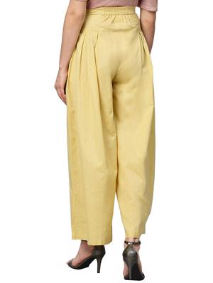 high rise pleated palazzo - 16225925 - Standard Image - 3
