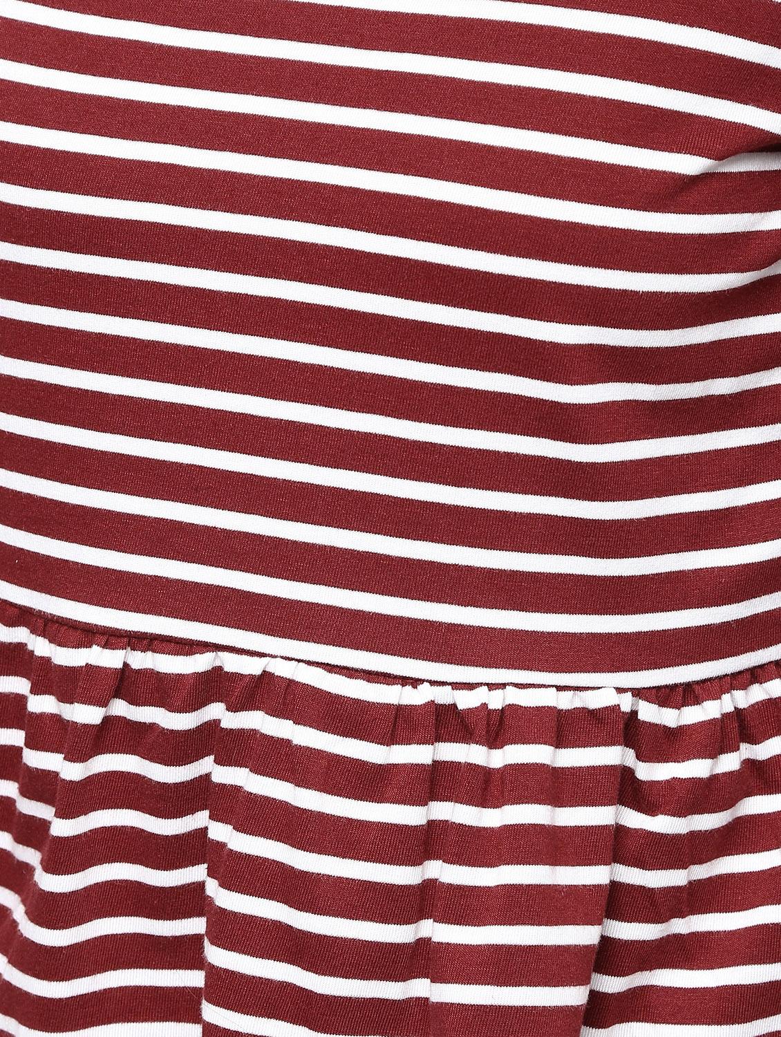 gathered striped top - 16226151 - Zoom Image - 6