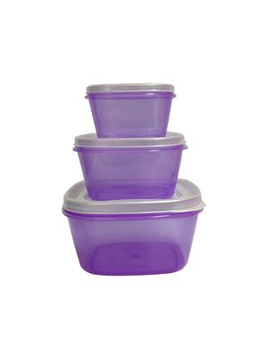 plastic transparent airtight container set of 9 - 16226443 - Standard Image - 3