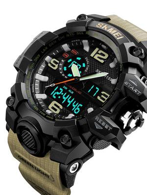 skmei 1155 black original wrist watch for men - 16226501 - Standard Image - 3