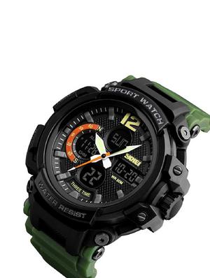 SKMEI 1343 Round dial analog and digital watch - 16226518 - Standard Image - 3