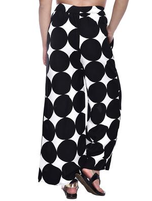 Printed flared palazzo - 16228248 - Standard Image - 3