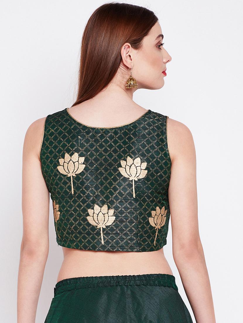 foil printed blouse - 16228267 - Zoom Image - 3