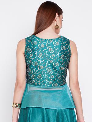 foil printed blouse - 16228275 - Standard Image - 3
