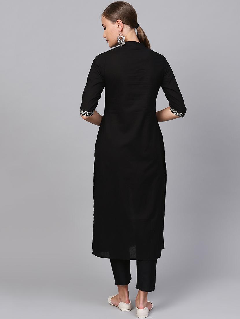 Printed straight kurta - 16228752 - Zoom Image - 3