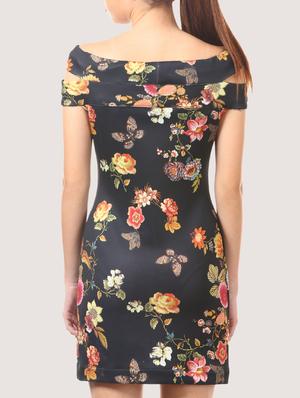 black scuba bodycon dress - 16229472 - Standard Image - 3