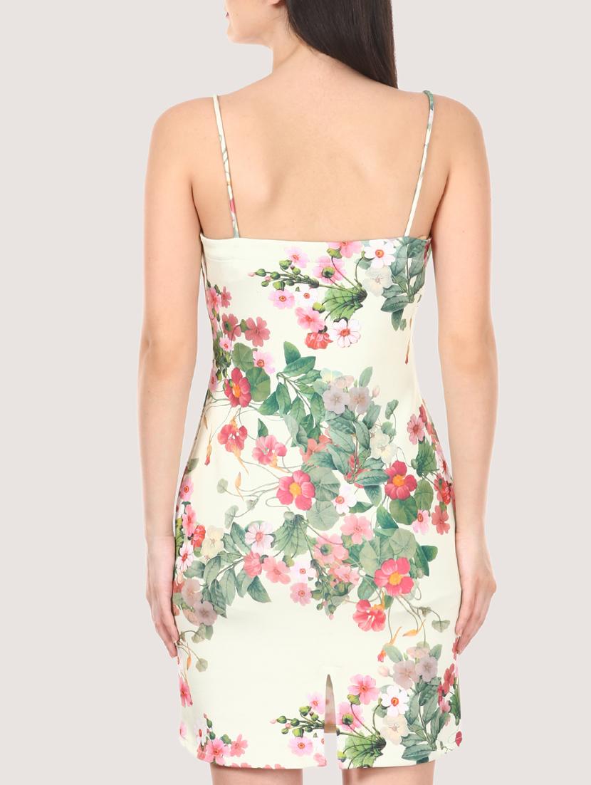 white scuba bodycon dress - 16229475 - Zoom Image - 3