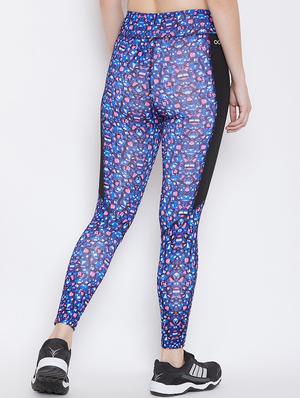contrast panel abstract legging - 16230177 - Standard Image - 3