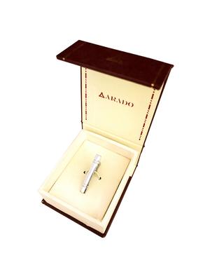 silver metal tie clip - 16231689 - Standard Image - 3