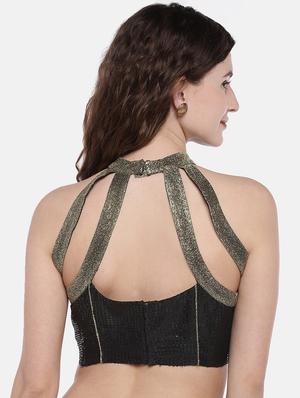 sequined back design blouse - 16231871 - Standard Image - 3