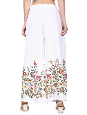 Floral flared palazzo - 16231919 - Standard Image - 3