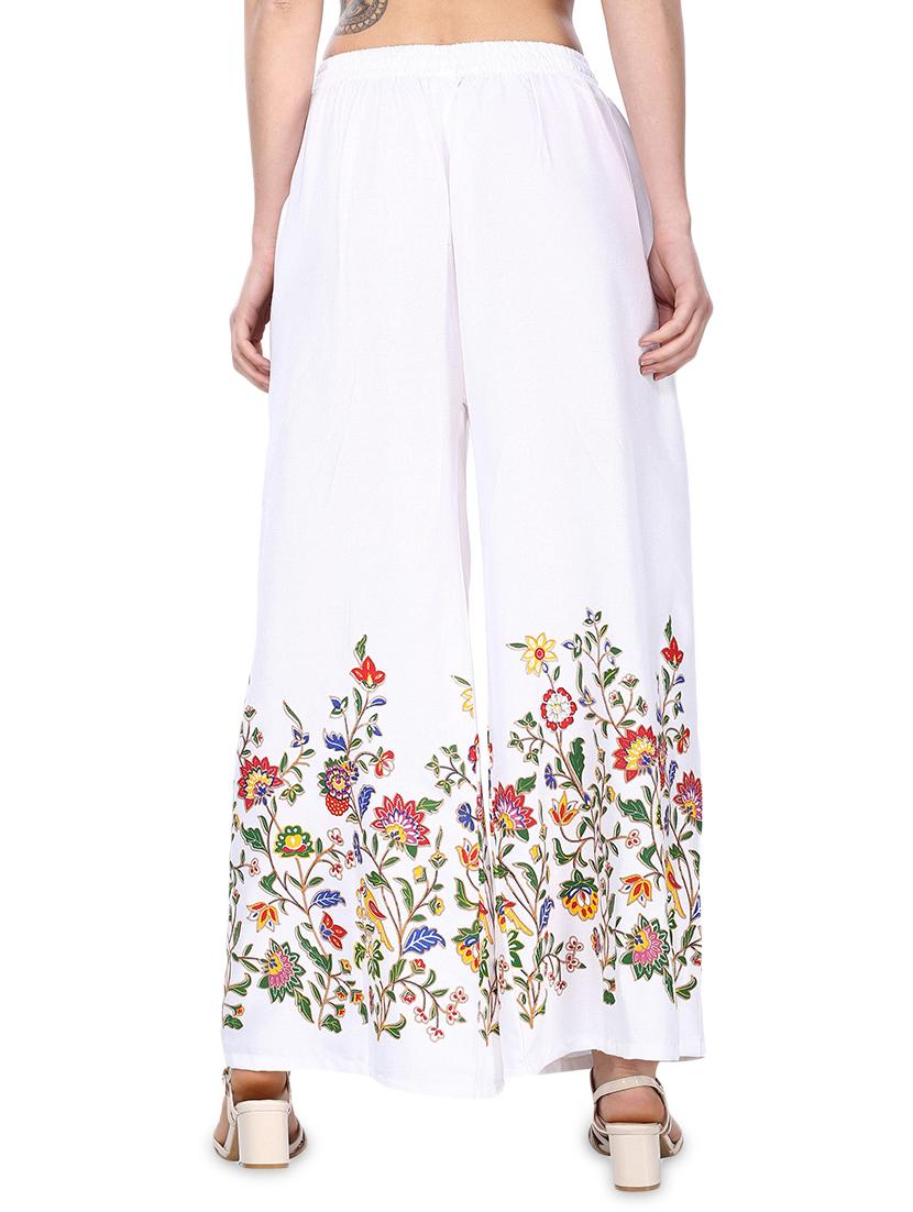 Floral flared palazzo - 16231919 - Zoom Image - 3