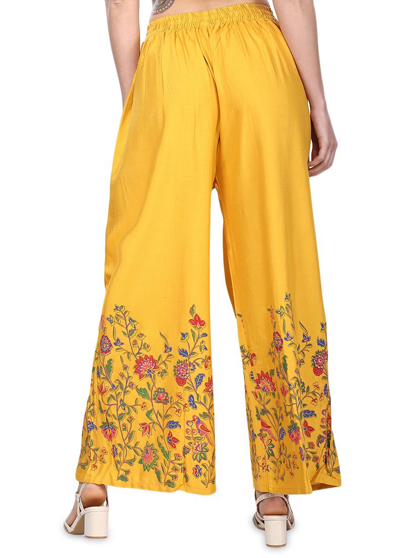 Floral flared palazzo - 16231923 - Zoom Image - 3