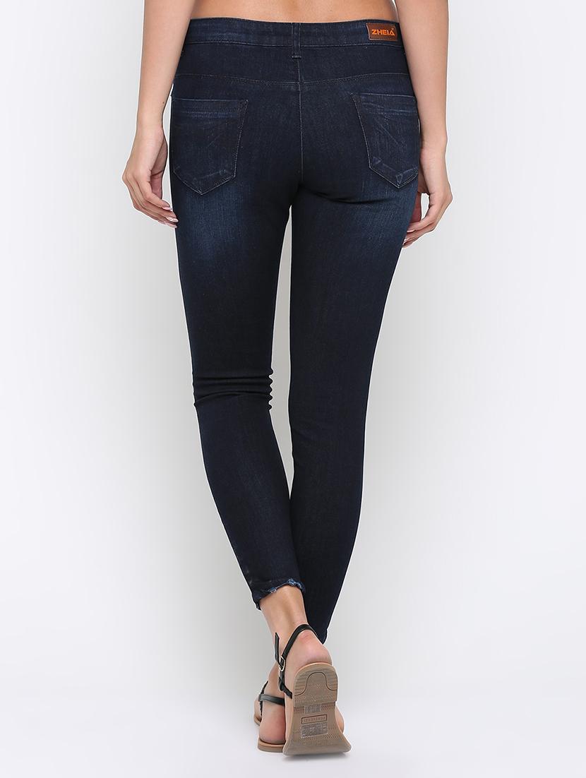 distressed skinny fit jeans - 16233286 - Zoom Image - 3