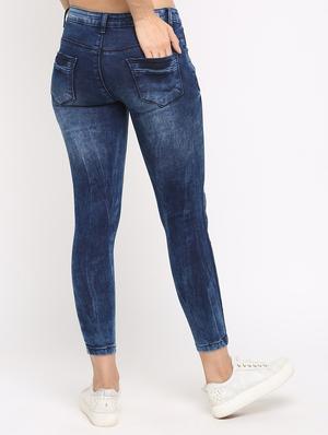 skinny fit stone washed jeans - 16233324 - Standard Image - 3