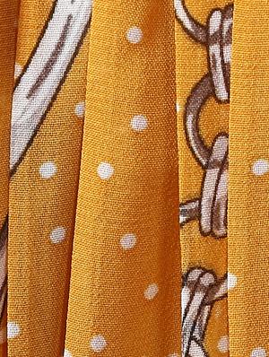 scarf print a-line skirt - 16233869 - Standard Image - 6
