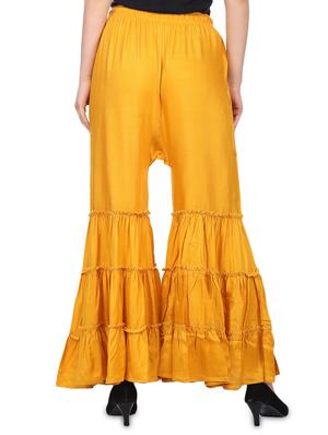 Ruffle solid sharara - 16236548 - Standard Image - 3