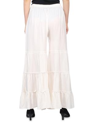 ruffle solid sharara - 16236549 - Standard Image - 3