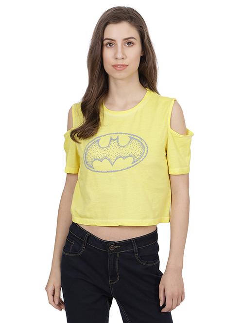 Batman print crop top - 16236887 - Standard Image - 1