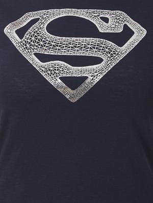 round neck superman print tees - 16237012 - Standard Image - 3