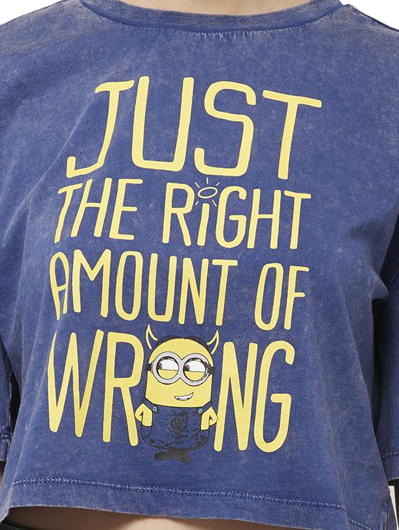 crew neck minions print tee - 16237020 - Zoom Image - 3