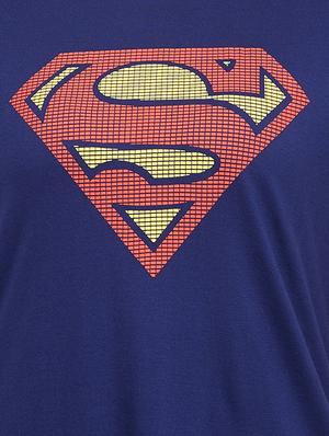 round neck superman print tees - 16237041 - Standard Image - 3