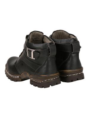 black leather boot - 16237100 - Standard Image - 3
