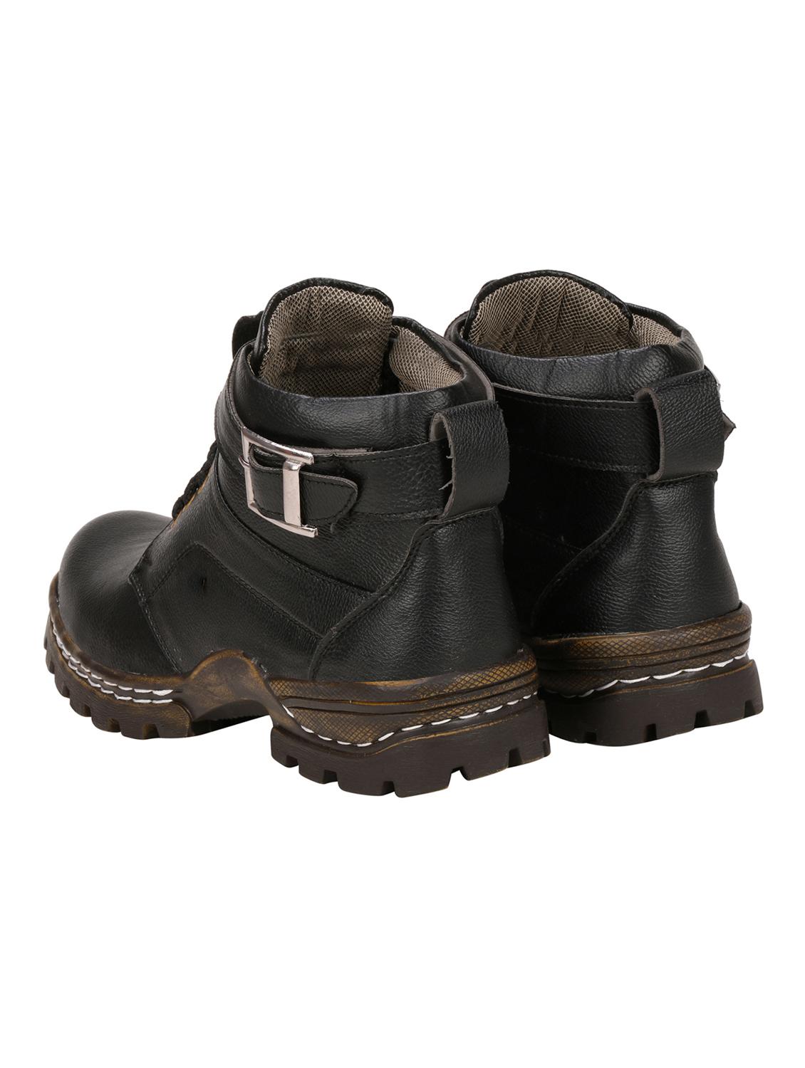 black leather boot - 16237100 - Zoom Image - 3