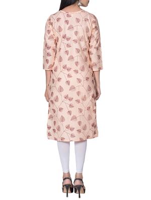 Printed straight kurta - 16237227 - Standard Image - 3