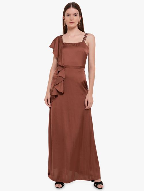 ruffle trim embellished detail down - 16237297 - Standard Image - 1