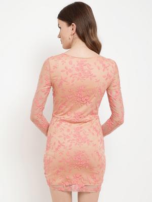 ruched detail bodycon dress - 16237307 - Standard Image - 3
