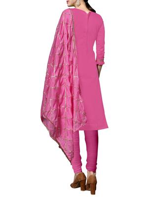 gota work churidaar unstitched suit - 16237489 - Standard Image - 3