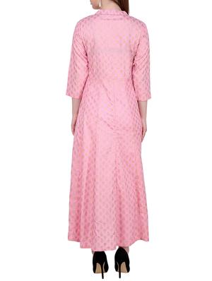 Foil print anarkali kurta - 16239110 - Standard Image - 3