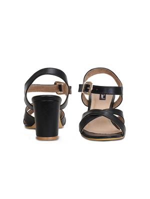 black ankle strap sandals - 16239563 - Standard Image - 3