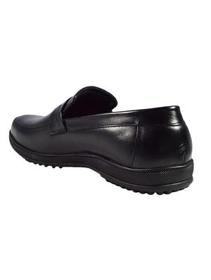 black leather slipons - 16240812 - Standard Image - 3
