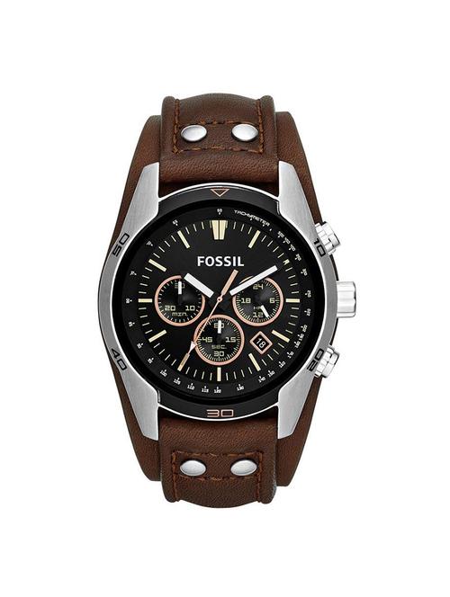 Fossil Chronograph Black Dial Men's Watch - CH2891 - 16240890 - Very Small Image - 1