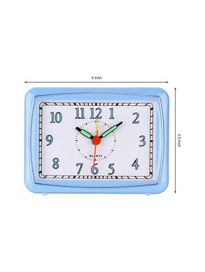 plastic 5" x 3.5" designer alarm clock - 16244058 - Standard Image - 3