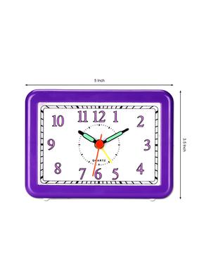 plastic 5" x 3.5" designer alarm clock - 16244074 - Standard Image - 3