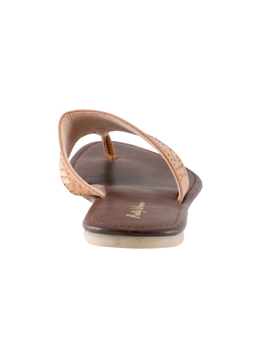brown toe separator sandals - 16245214 - Zoom Image - 3