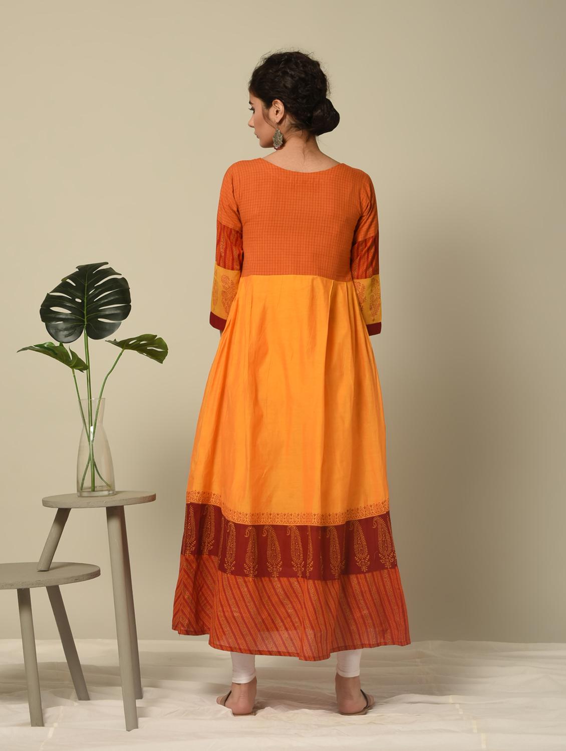 paisley printed a-line kurta - 16245872 - Zoom Image - 3