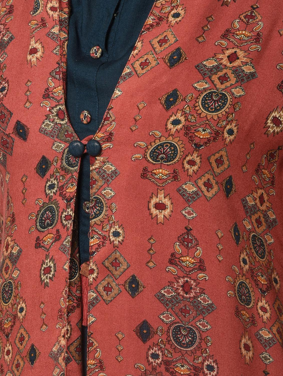 Printed layered kurta - 16245923 - Zoom Image - 6